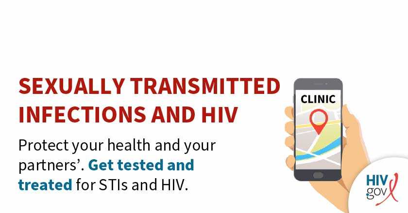 Protect your health and your partners. Get tested and treated for STIs and HIV.